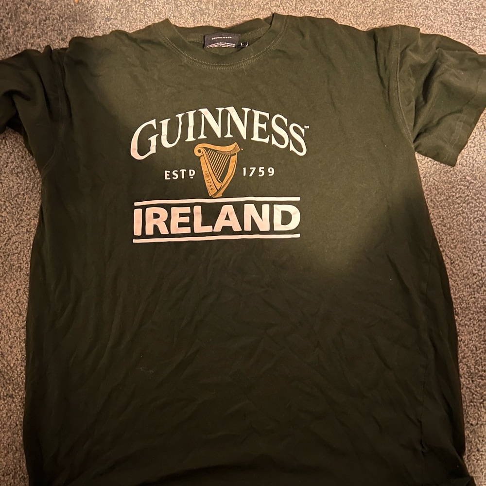 Guinness Tshirt - Green - Large